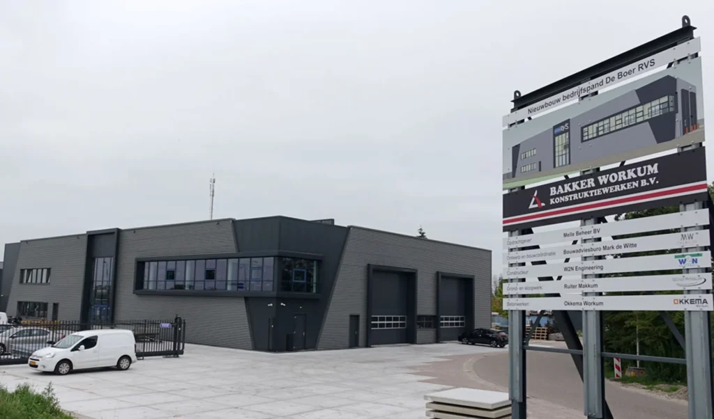 Exterieur van De Boer RVS kantoor